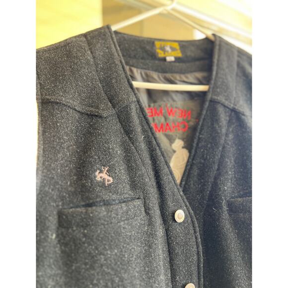 Wyoming Traders 100% wool NVRHA champion vest size XL - Picture 3 of 5